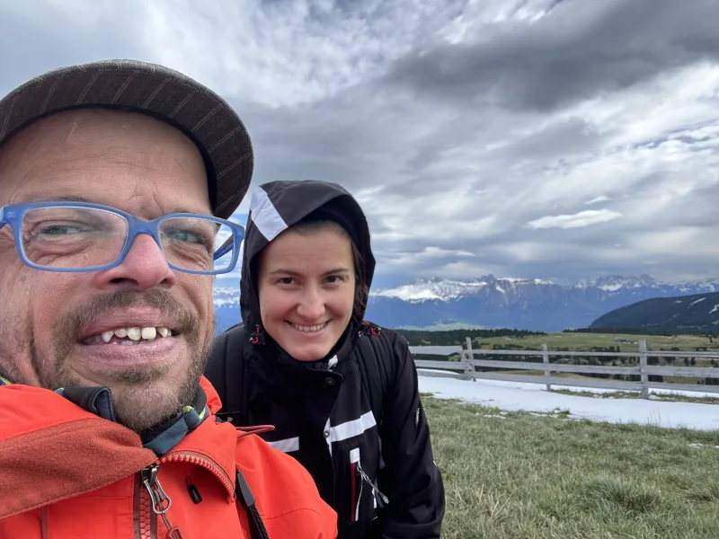 Mit der Assistentin Miriam auf der Villanderer Alm bergwandern